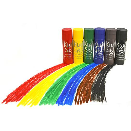 6 Packs: 6 ct. (36 total) Kwik Stix™ Classic Jumbo Solid Tempera Paint Stick Set